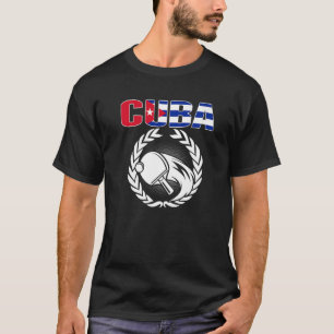 Camiseta Cuba Mesa Tênis Cubano Ping Pong Apoiador por espo