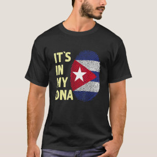 Camiseta Cuba: Minha Equipe De Bandeira Cubana Do Dna 1