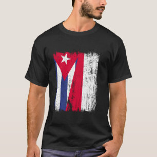 Camiseta Cuba Polônia Meia Bandeira Ancestralidade Cubana P