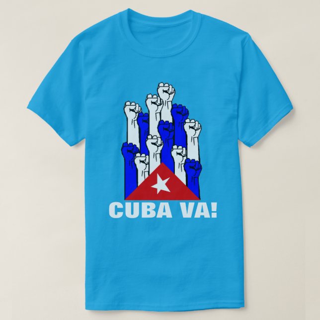 CAMISETA CUBA VA! (Frente do Design)