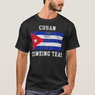 Camiseta Cuban Drinking Team Funny National Pride Gift
