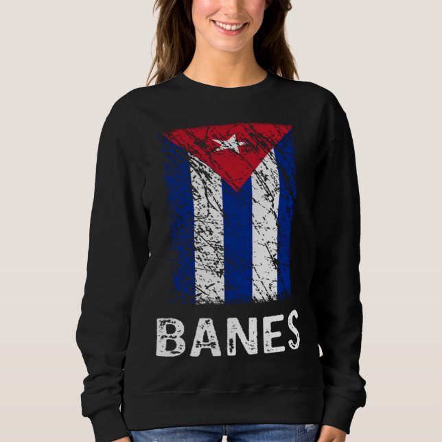 Camiseta Cuban Flag Banes Cuban Pride (Frente)