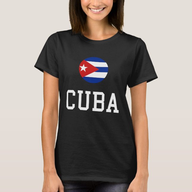 Camiseta Cuban Flag Cuba Pride Cuba Travel Proud Cuban Cuba (Frente)