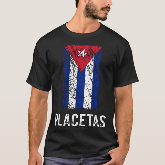 Camiseta Cuban Flag Placetas Cuban Pride (Frente)