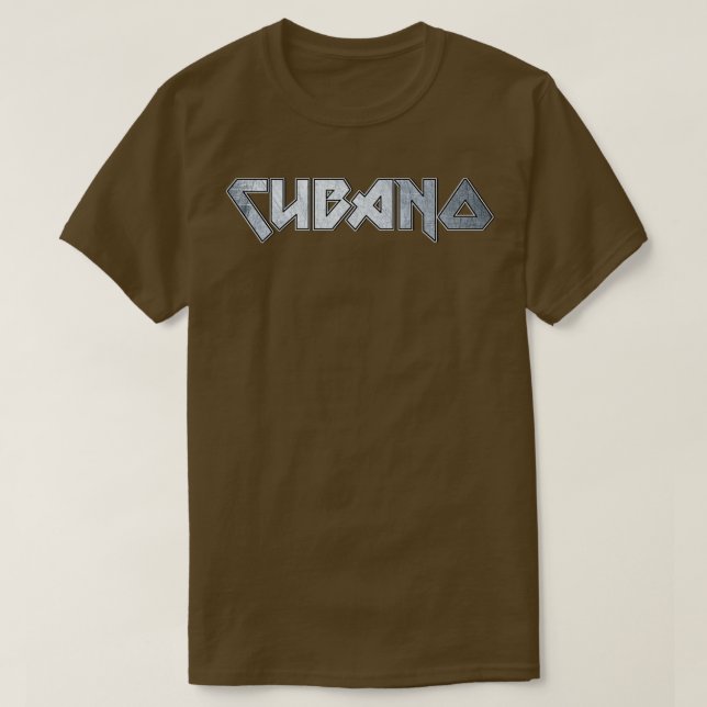 Camiseta Cubano (Frente do Design)