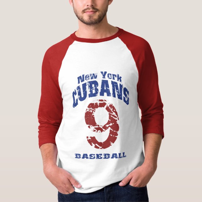 Camiseta cubanos #9 (Frente)