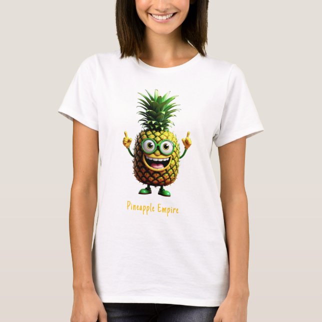 Camiseta Cubero - PineCraft Series - Império do Abacaxi (Frente)