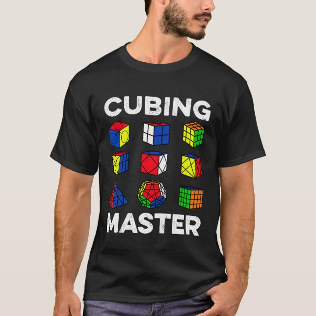 Camiseta Cubing Master Speedcubing Speedsolving Cuber (Frente)