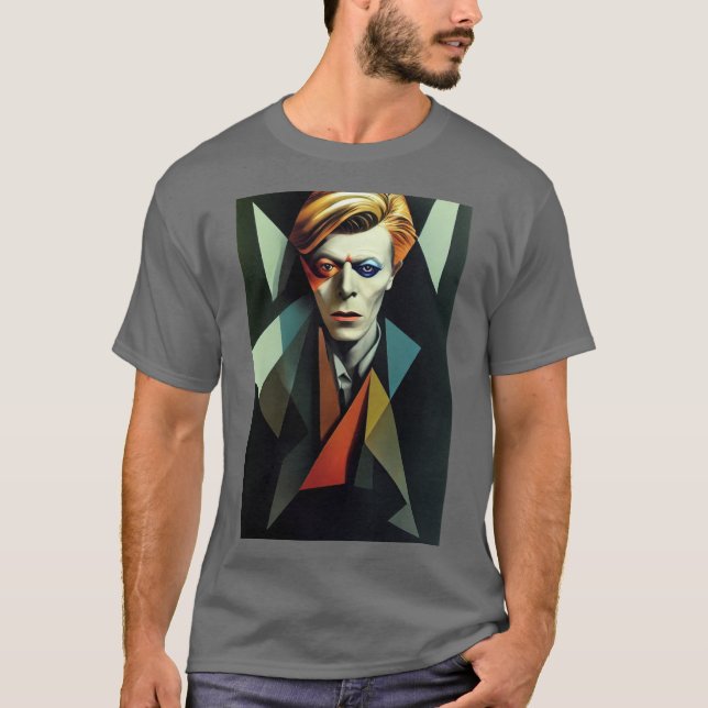 Camiseta Cubist Bowie (Frente)