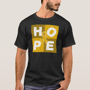 Camiseta Cubo da ESPERANÇA do cancer do apêndice