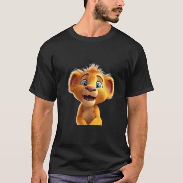 Camiseta cubo de leão (Frente)