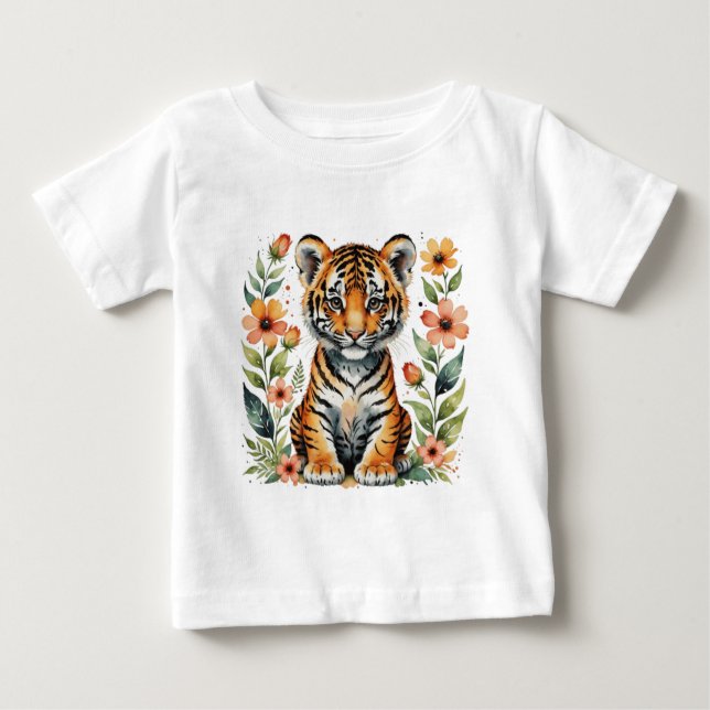 Camiseta Cubo de tigre (Frente)