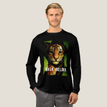 Cubo de Tigre Ousado nas Folhas da Selva | Camiset