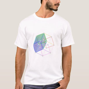 Camiseta Cubo Hyper 2 -- ciência legal em 4D!