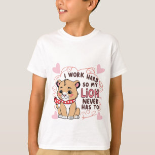 Camiseta Cubo Leão Sorridente - Camisa-Leão Feliz e Feliz B