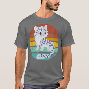 Camiseta Cubo-Leopardo-da-Neve Cubo-Bonito
