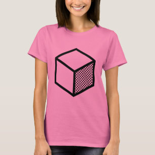 Camiseta Cubo - preto na luz