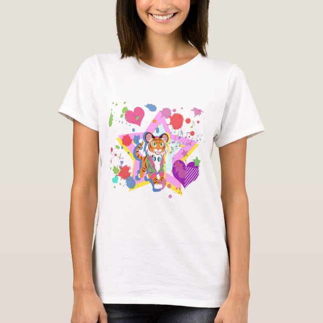 Camiseta Cubo Tigre (Frente)