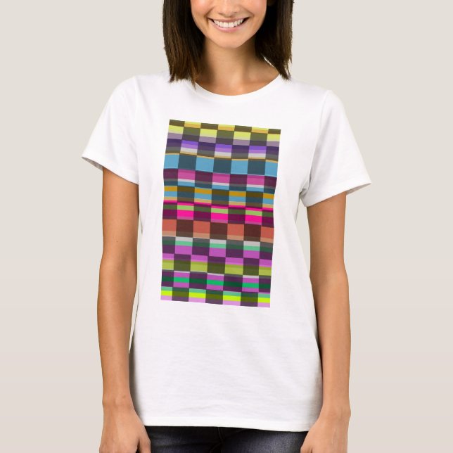 Camiseta Cubos coloridos (Frente)