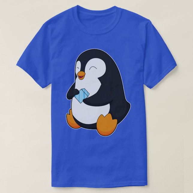 Camiseta Cubos de gelo pinguim (Frente do Design)