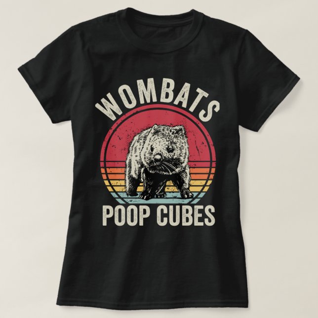 Camiseta Cubos de Poop Engraçados (Frente do Design)