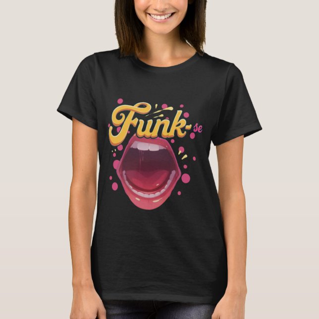 Camiseta Cubra-se de estilo. Funk-se! (Frente)
