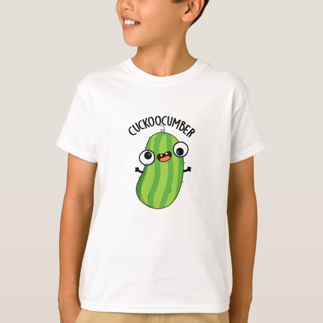 Camiseta Cuckoocumber Funny Veggie Cucumber Pun (Frente)