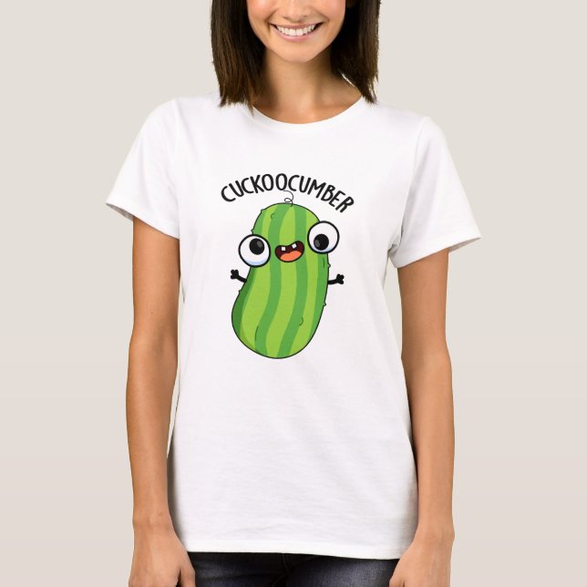 Camiseta Cuckoocumber Funny Veggie Cucumber Pun (Frente)