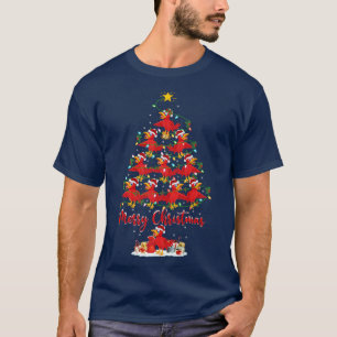 Camiseta Cuckoos Bird Lover Papais noeis Coroas Christma