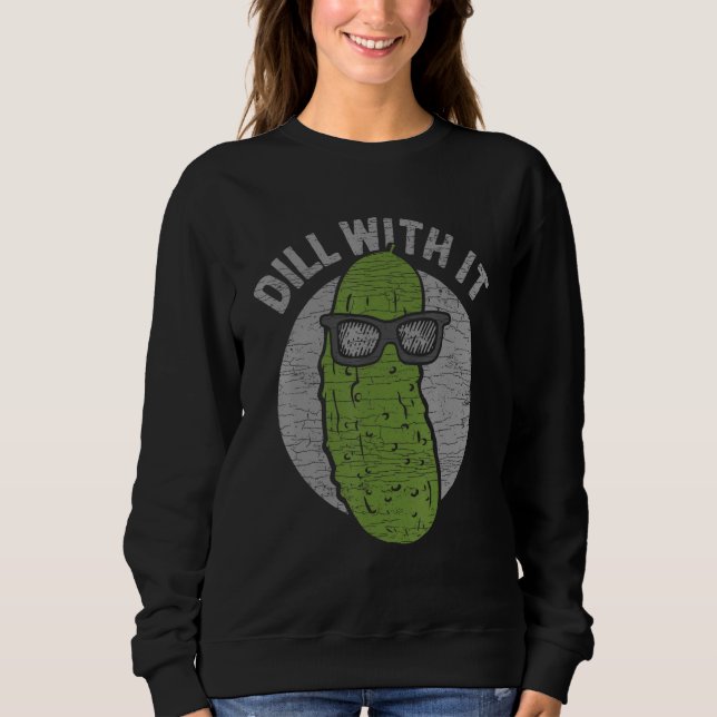 Camiseta Cucumber Dill With It Pickles (Frente)