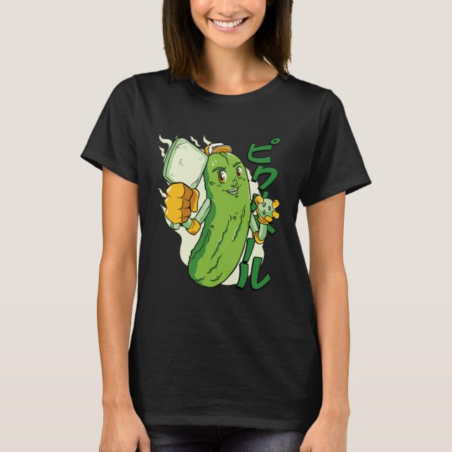 Camiseta Cucumber Veggies Vegetable Asian (Frente)