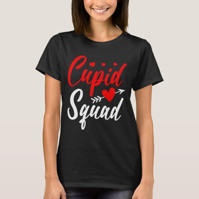 Camiseta Cud Squad Cute Valentine's Couples New Husband Wif (Frente)