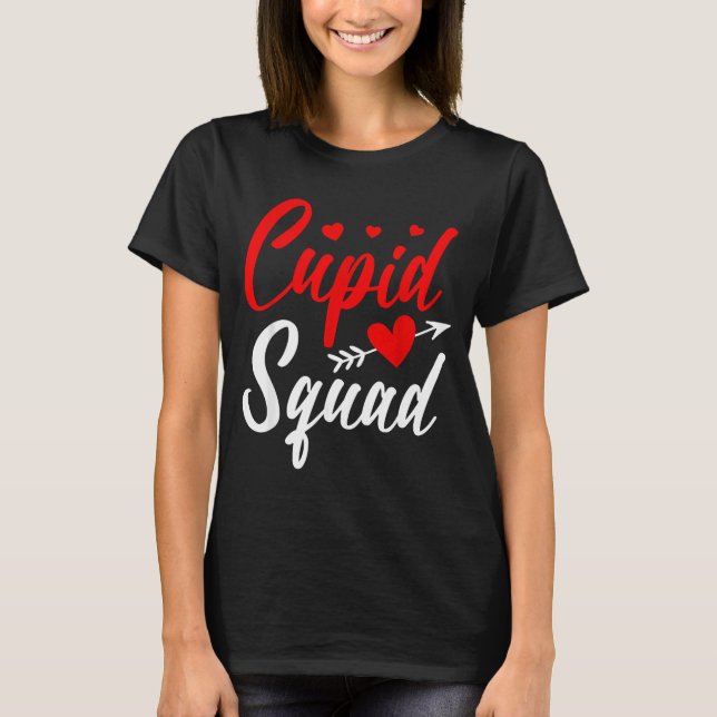 Camiseta Cud Squad Cute Valentine's Couples New Husband Wif (Frente)