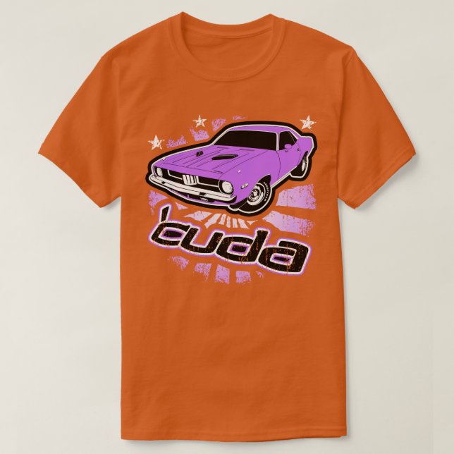 Camiseta CUDA Plum Crazy (Frente do Design)