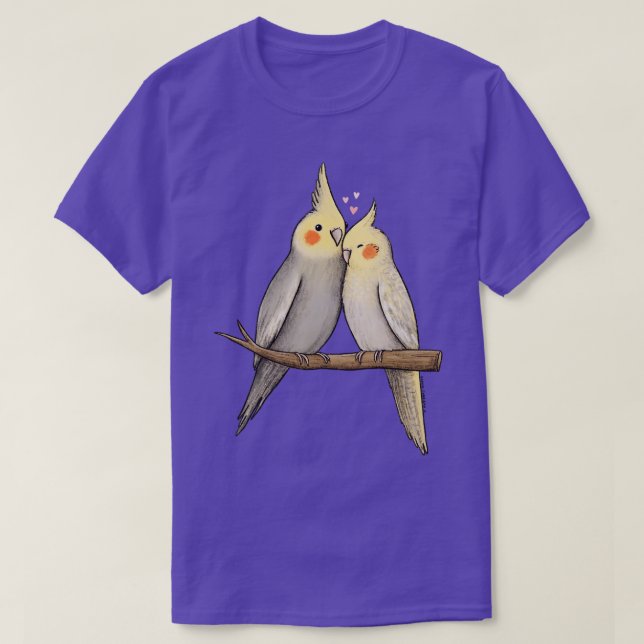 Camiseta Cuddle Cockatiel (Frente do Design)