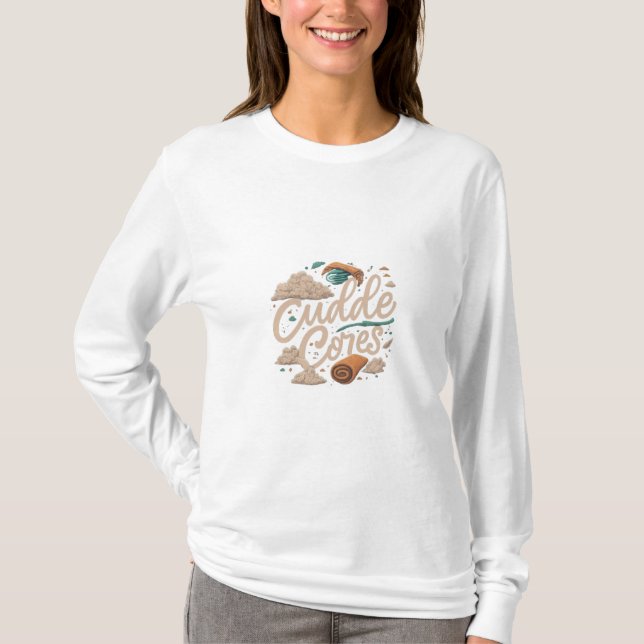 Camiseta Cuddle Cores T-Shirt. (Frente)