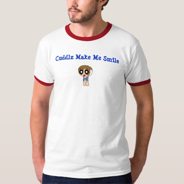 Camiseta Cuddlz faz-me sorrir (Frente)