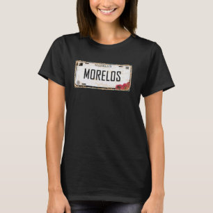 Camiseta Cuernavaca Morelos México License Plate Aestético