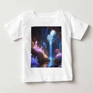 Camiseta Cueva de cristal con cascada mágica