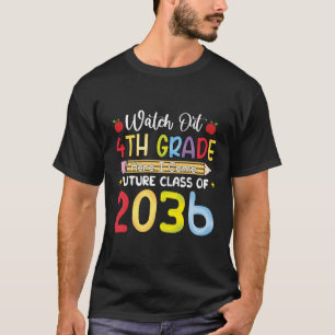 Camiseta Cuidado 4ª Série Aqui Vou Eu Turma Futuro 2036