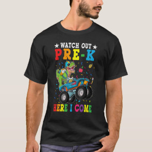 Camiseta Cuidado, Antes Que Eu Venha Dinossauros, Monstro T