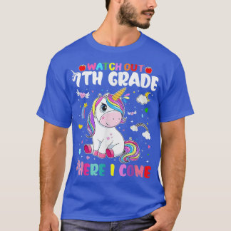 Camiseta Cuidado Com A 7 Grau Aqui Eu Volto Ao Unicórnio Pa