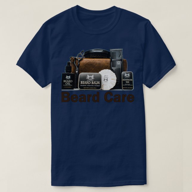 Camiseta Cuidado com a barba (Frente do Design)