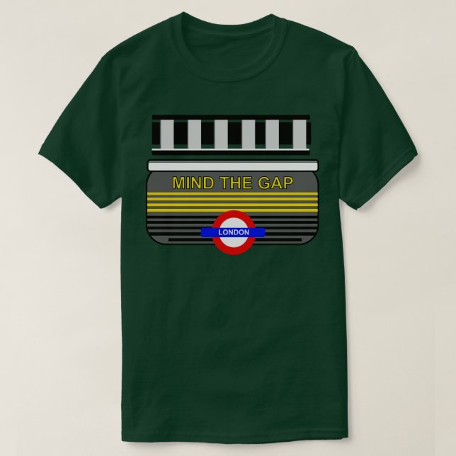 Camiseta Cuidado com a lacuna (Frente do Design)
