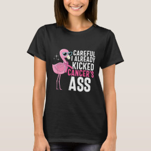 Camiseta Cuidado Com A Sensibilização Do cancer Eu Já Chute
