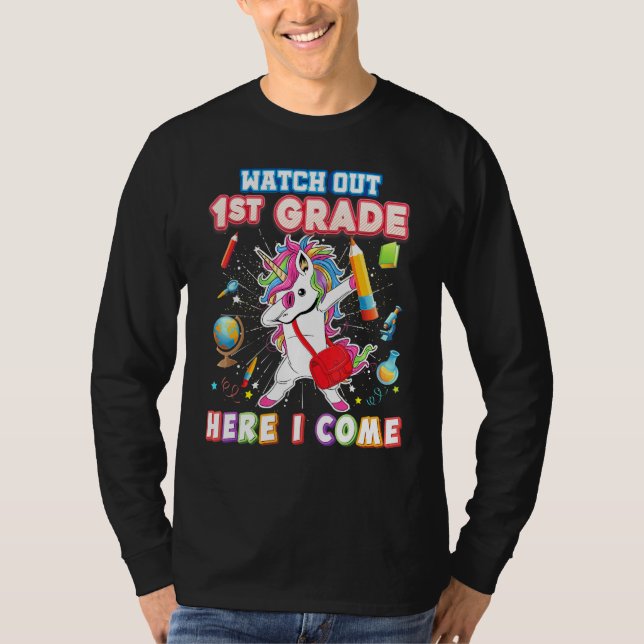 Camiseta Cuidado Com A Série 1rua Aqui Eu Vim Dabbing Unico (Frente)