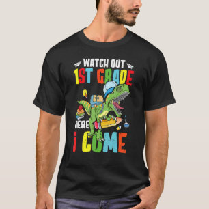 Camiseta Cuidado Com A Série 1rua Aqui Eu Volto Ao Dinossau