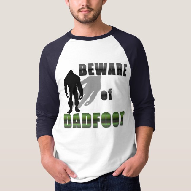 Camiseta Cuidado com DADFOOT (Frente)