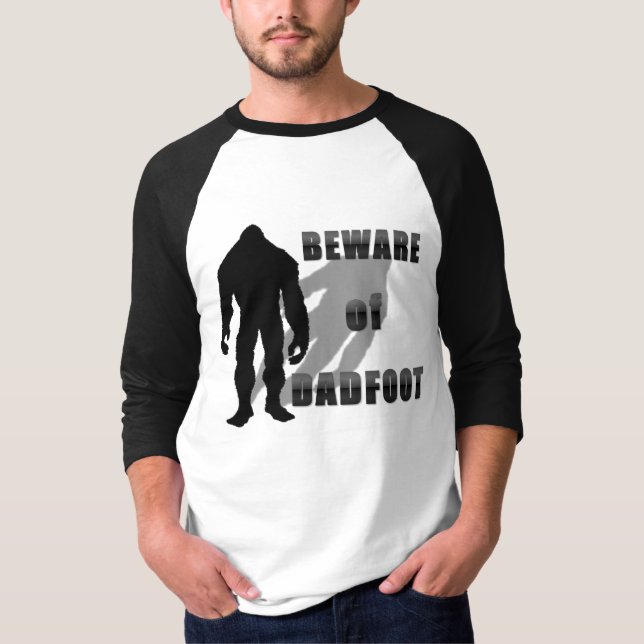 Camiseta Cuidado com DADFOOT (Frente)