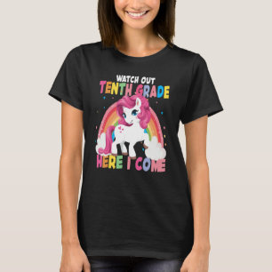 Camiseta Cuidado Com O 10º Ano Aqui Eu Volto Para O Unicórn